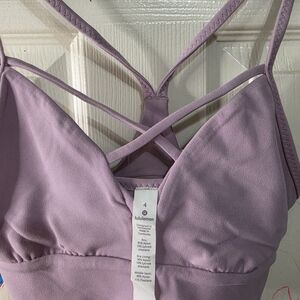 lululemon athletica Lavender Cross-Back Sports Bra